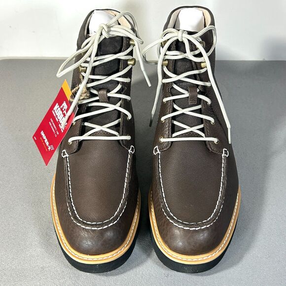 Womens 7 Lightweight Leather Hiker Boot Travel Walk Water Resistant - Picture 3 of 11